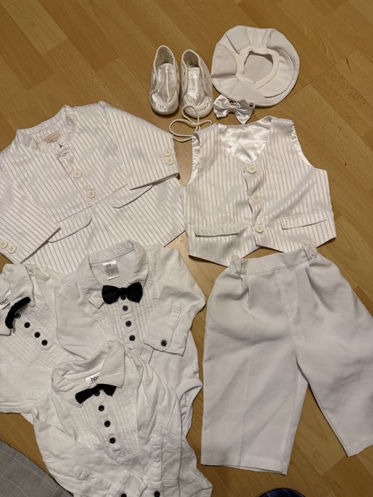Ubranka dziecięce komplety przyjęcie chrzest itd.