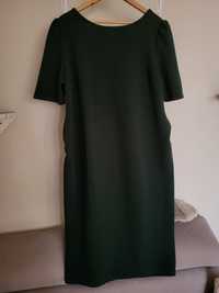Sukienka ciążowa 42 xl butelkowa zieleń