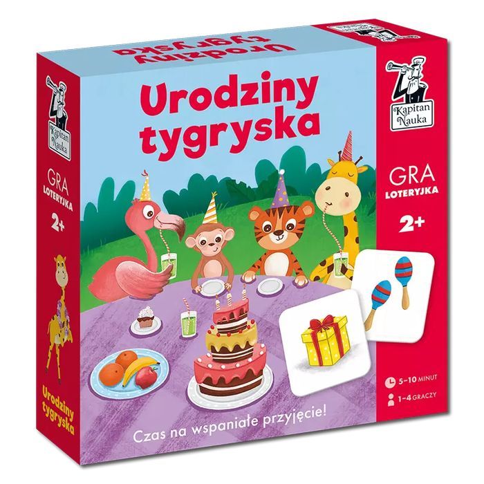 Urodziny tygryska. Gra loteryjka. Kapitan Nauka - gry