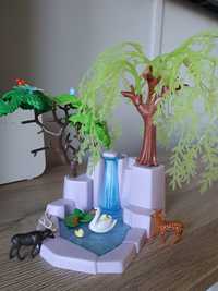 Playmobil zestaw drzewo wodospad