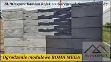 DUŻE pustaki bloczki ogrodzeniowe Joniec Roma MEGA format XXL