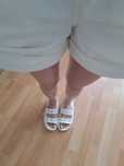białe CROCS iconic crocs comfort