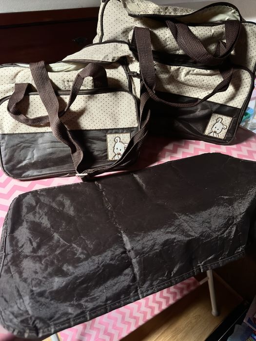Conjunto de mochilas maternidade