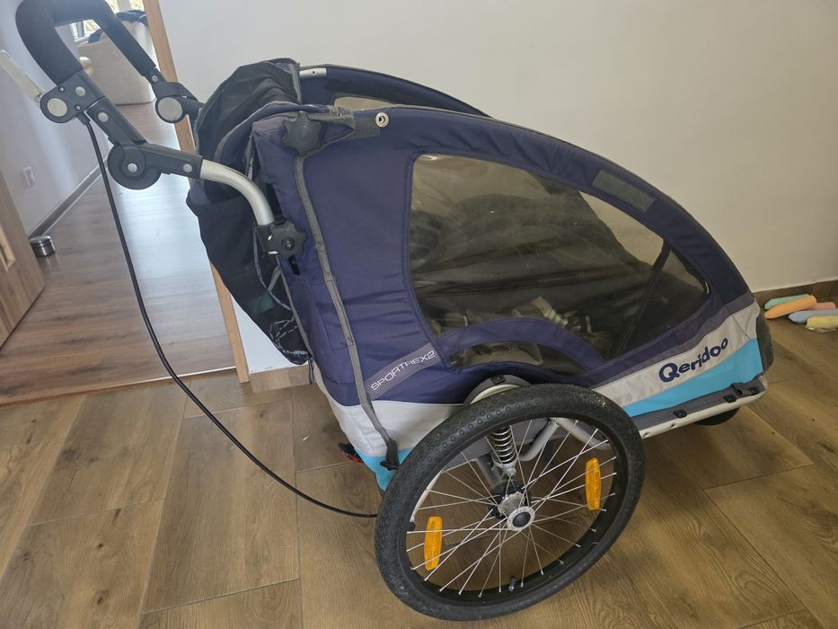 Qeridoo sportrex 2, przyczepka rowerowa