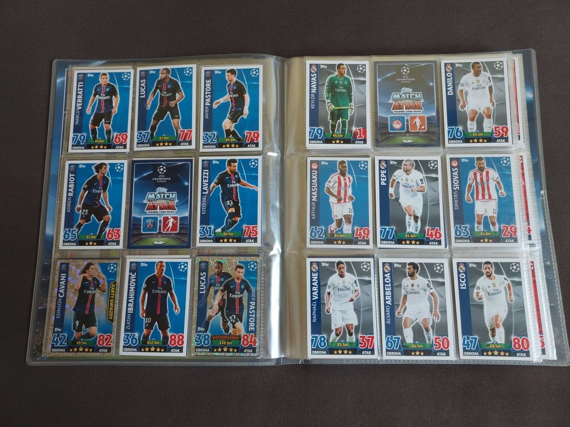 Album+333 różne karty Match Attax 2015/16 Champions League