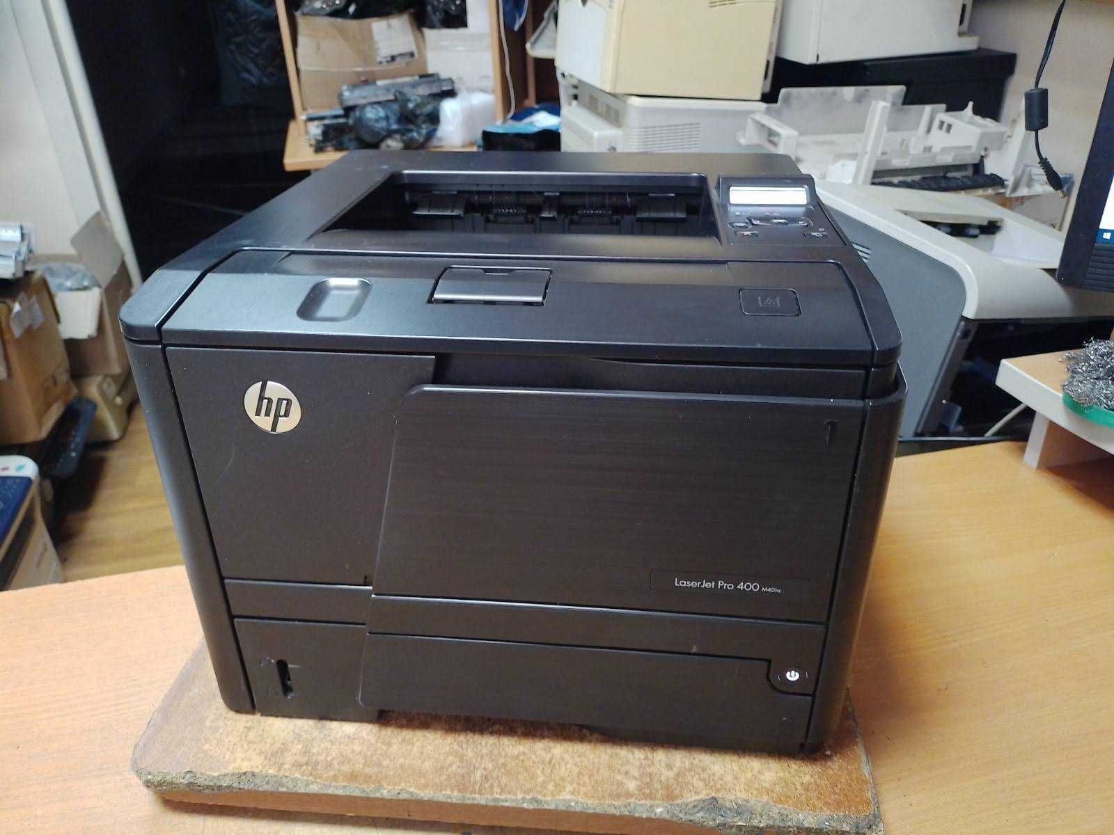 Лазерный принтер HP LaserJet Pro 400 M401a заправлен 100%