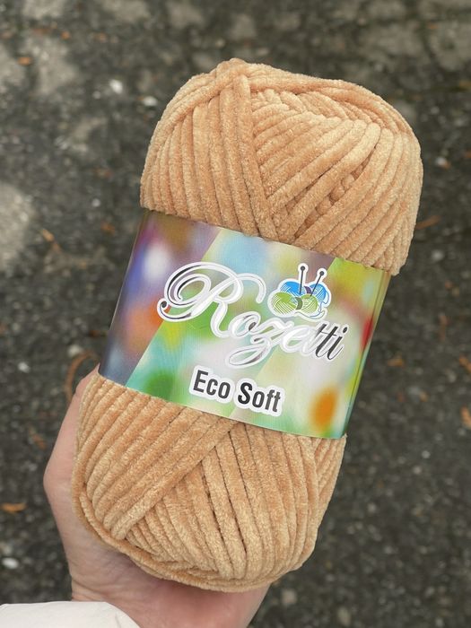 Плюшева пряжа Rozetti Eco Soft / Eco Chenille