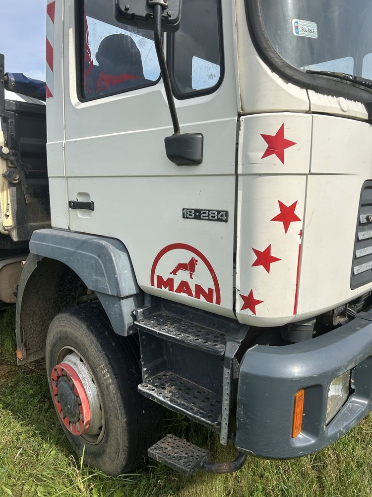 MAN 18.284 wywrotka  4x4 reduktor