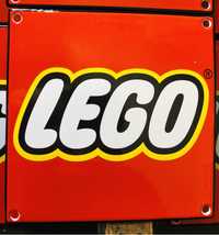 Lego placa esmaltada 15x15cm