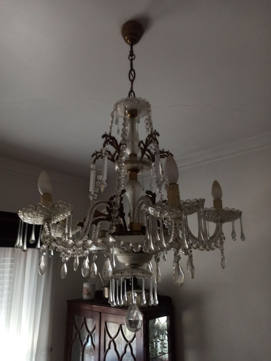 Candeeiro lustre de teto