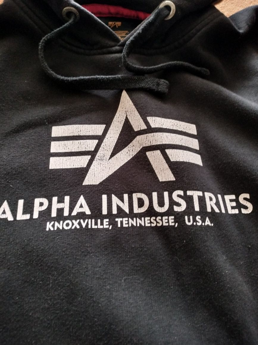 Bluza męska sportowa z kapturem Alpha Industries