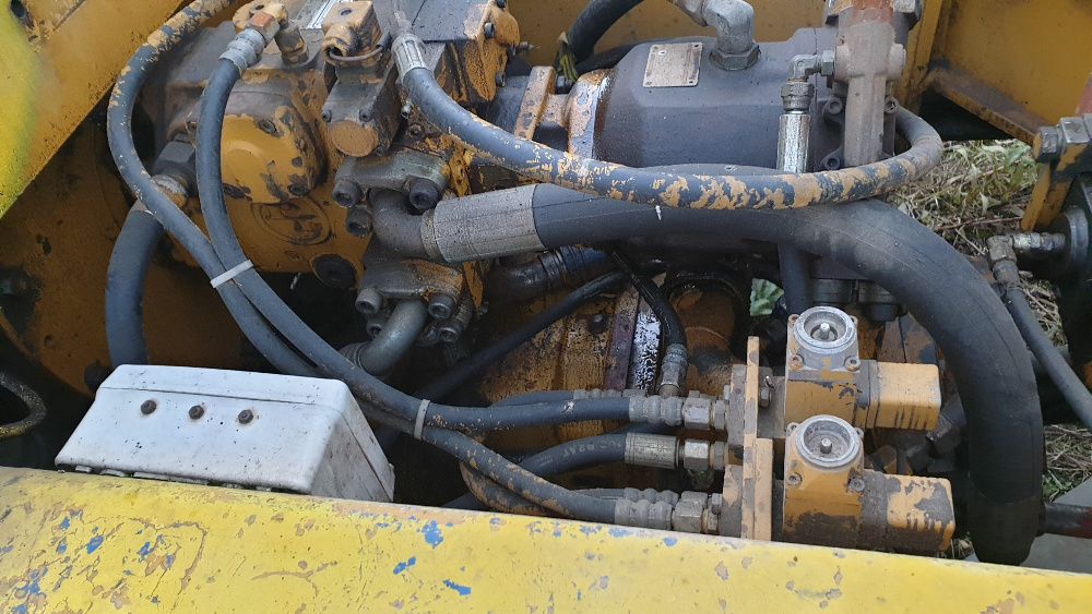 koparka mecalac 11 cx i pompa hydrauliczna hydromatik jazdy robocza