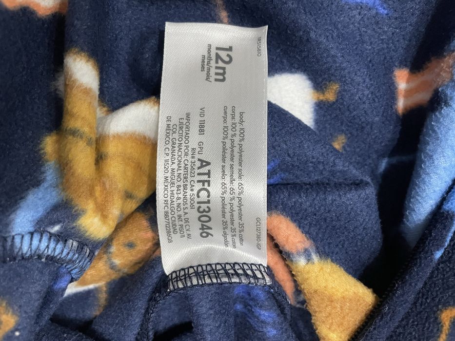 Флісовий ромпер Carters