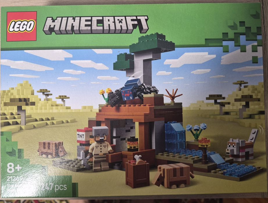 Конструктор LEGO® Minecraft Шахтна експедиція «Броненосець»