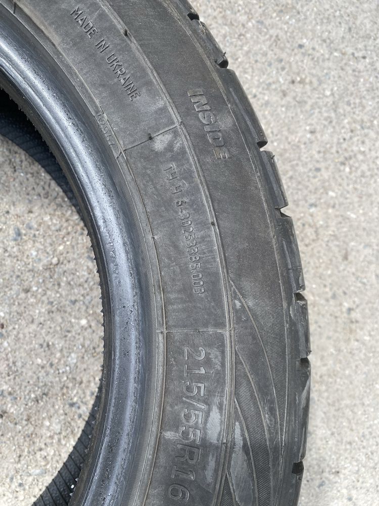 Продаю летнюю резину 215/55 R16 Premiorri 2 шт