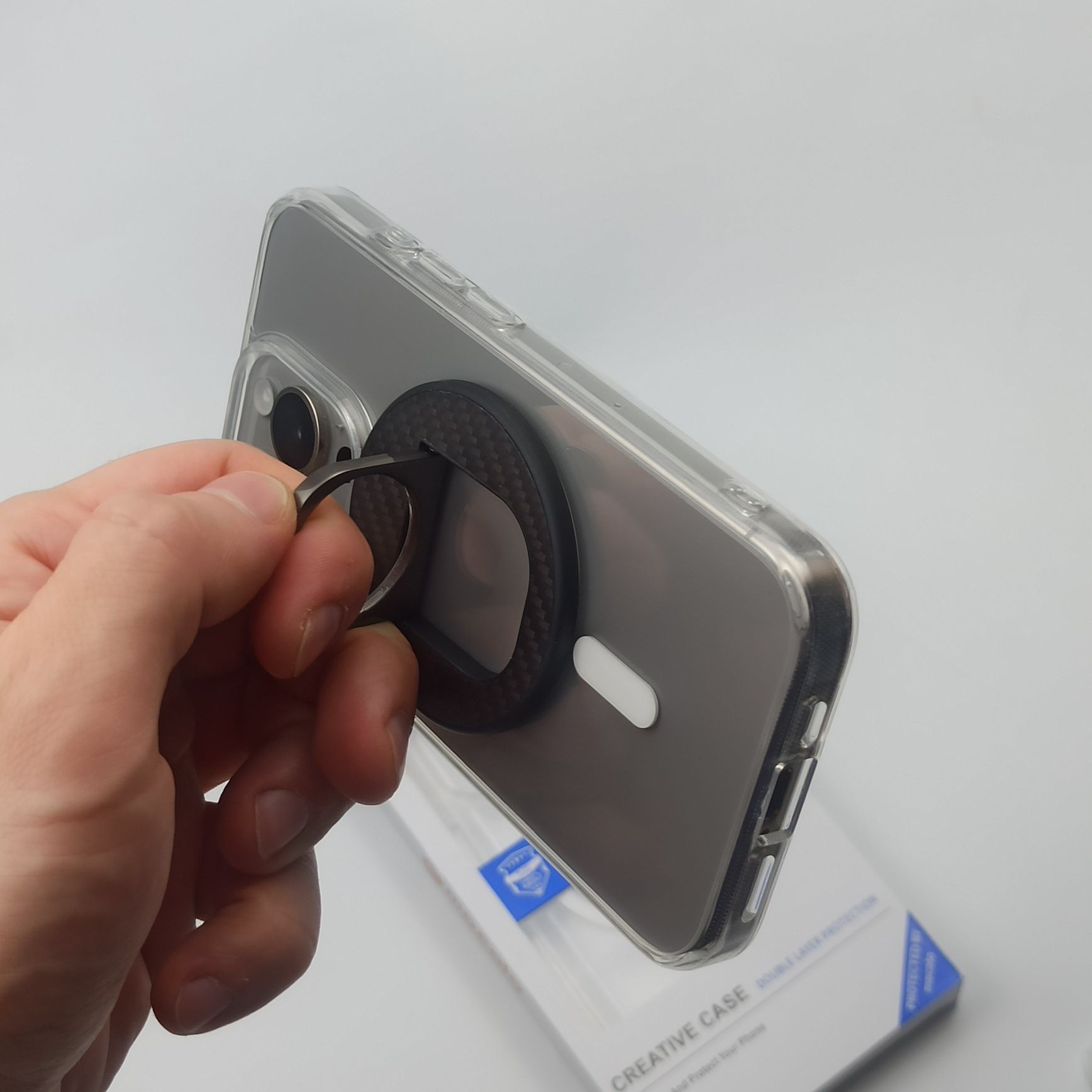 Прозрачеый чехол Mocolo Clear Case iPhone 15 Pro + Magsafe