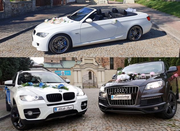 BMW X6 || AUDI Q7 || BMW E93 Kabriolet Auto do ślubu -Sesja zdjęciowa