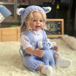 OGROMNA Lalka Typ Reborn z Ruchomymi Kończynami Niezwykle Realistyczna