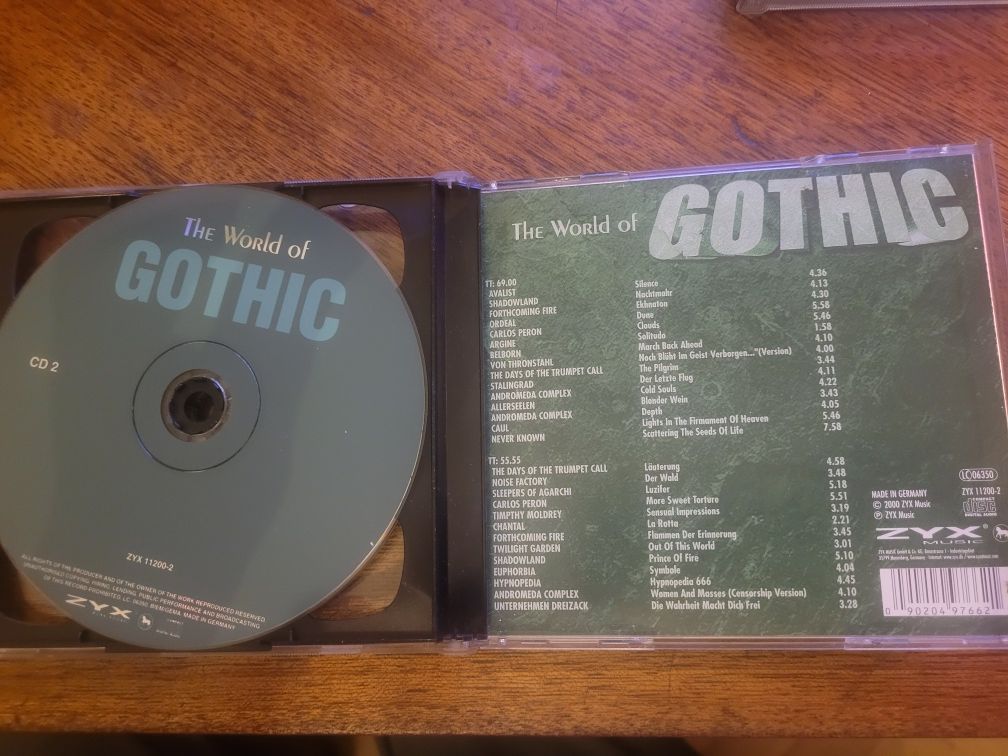 CD x 2 The World of Gothic /kompilacja/  2000 ZYX Germany
