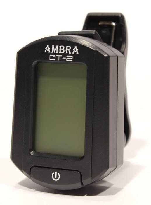 Tuner chromatyczny AMBRA QT-2 stroik do gitary basu skrzypiec ukulele