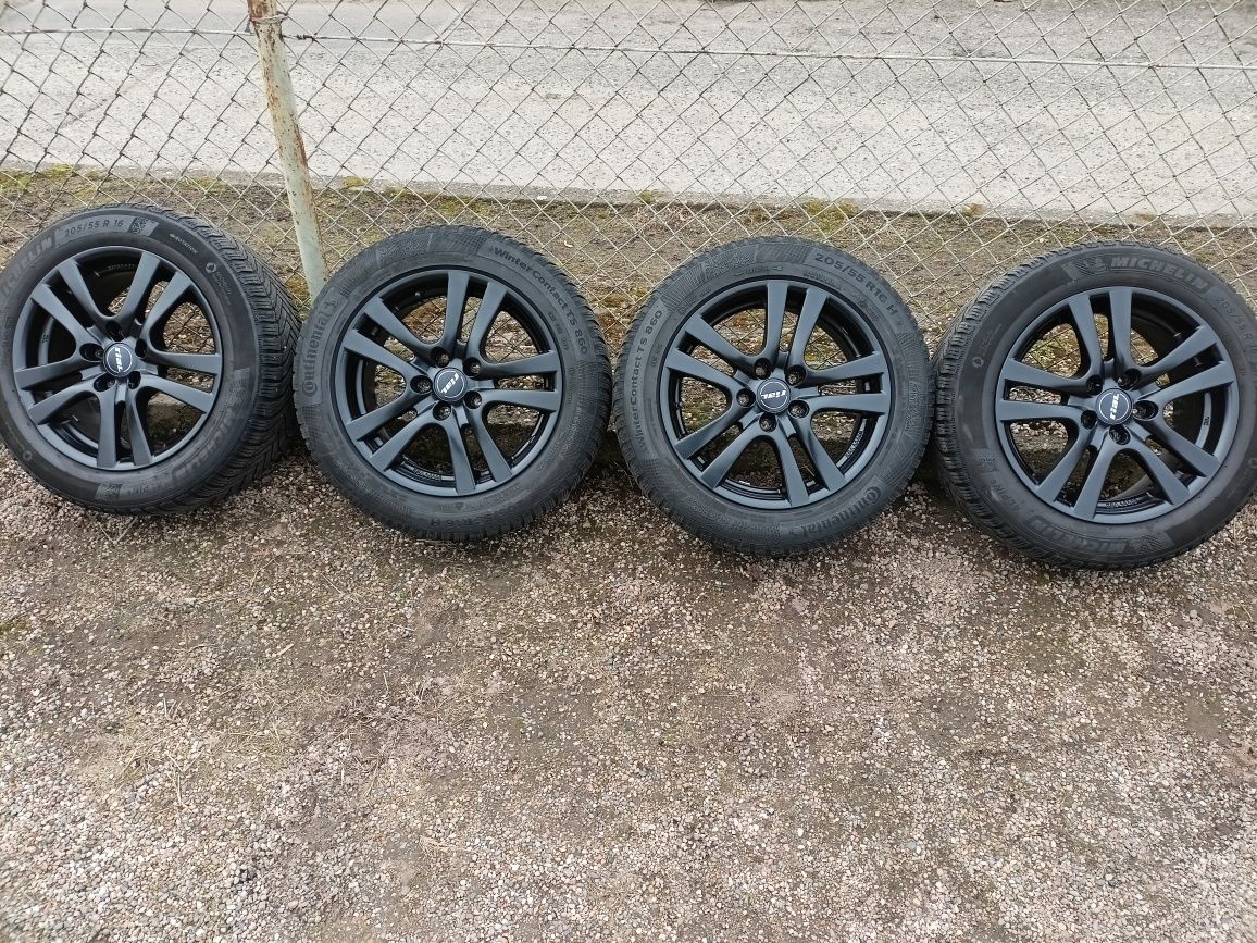 Koła felgi aluminiowe alufelgi 16" 5x112 octavia ll golf VI Touran