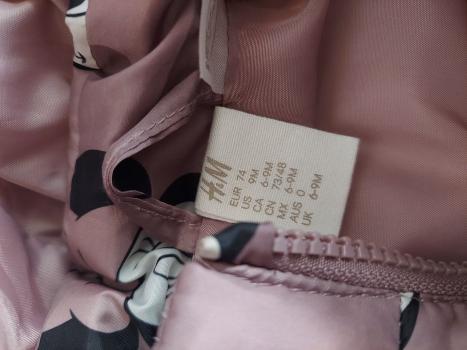 Kamizelka bezrękawnik h&m 74 myszka minnie