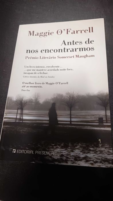 Livro Antes de nos encontrarmos, de Maggie O'Farrell