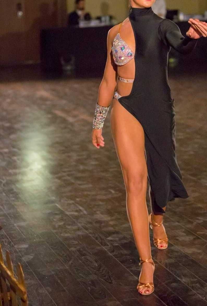 vestido danças de salão latinas