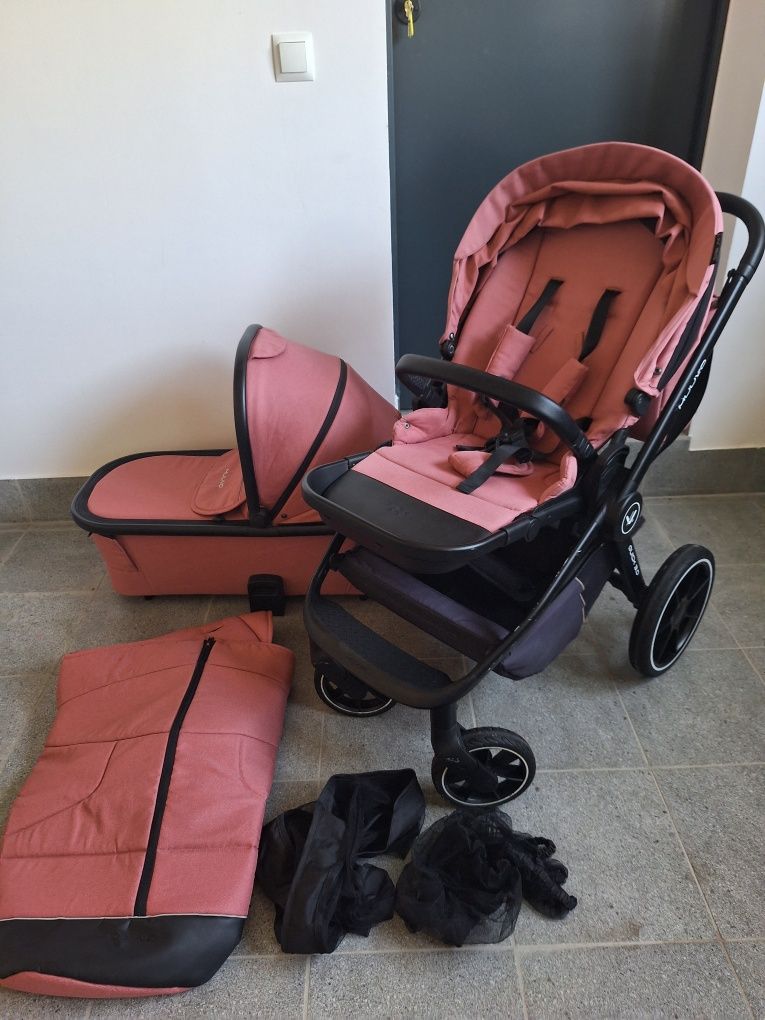 Wózek 2w1 muuvo quick 3.0 pure pink