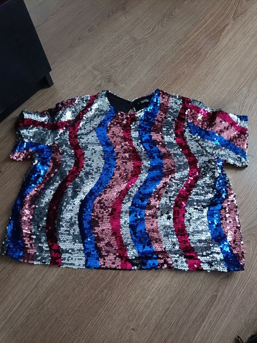 Top lantejoulas da Lefties