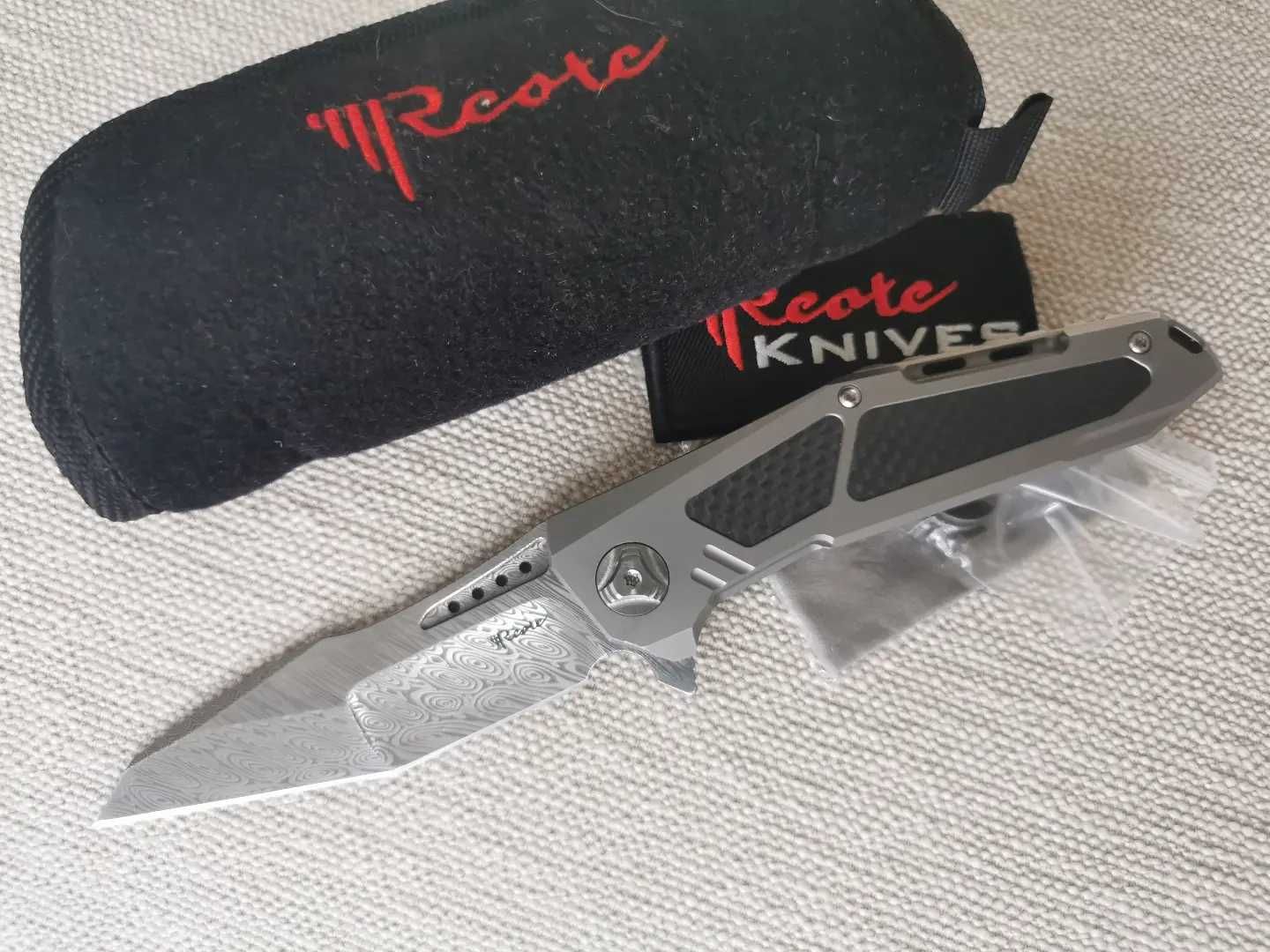 Nóż Reate Knives K-3 Tanto Polished  Damasteel 60-61 HRC
