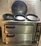 Piec do pizzy 2 komory 50/50 cm
