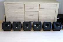 American DJ Quad Phase  6 sztuk + 3 pokrowce