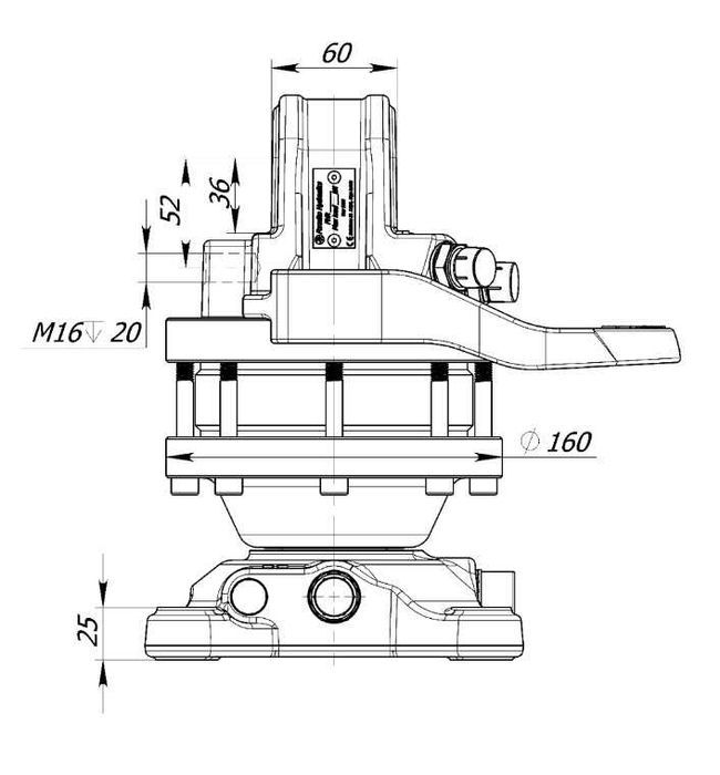 Rotator Hydrauliczny Formiko FHR 3SF - Obrotnica - Chwytak - Czerpak