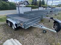 Przyczepa Fracht 270x150 na resorach mocna spawana dmc 750 kg 2 osiowa