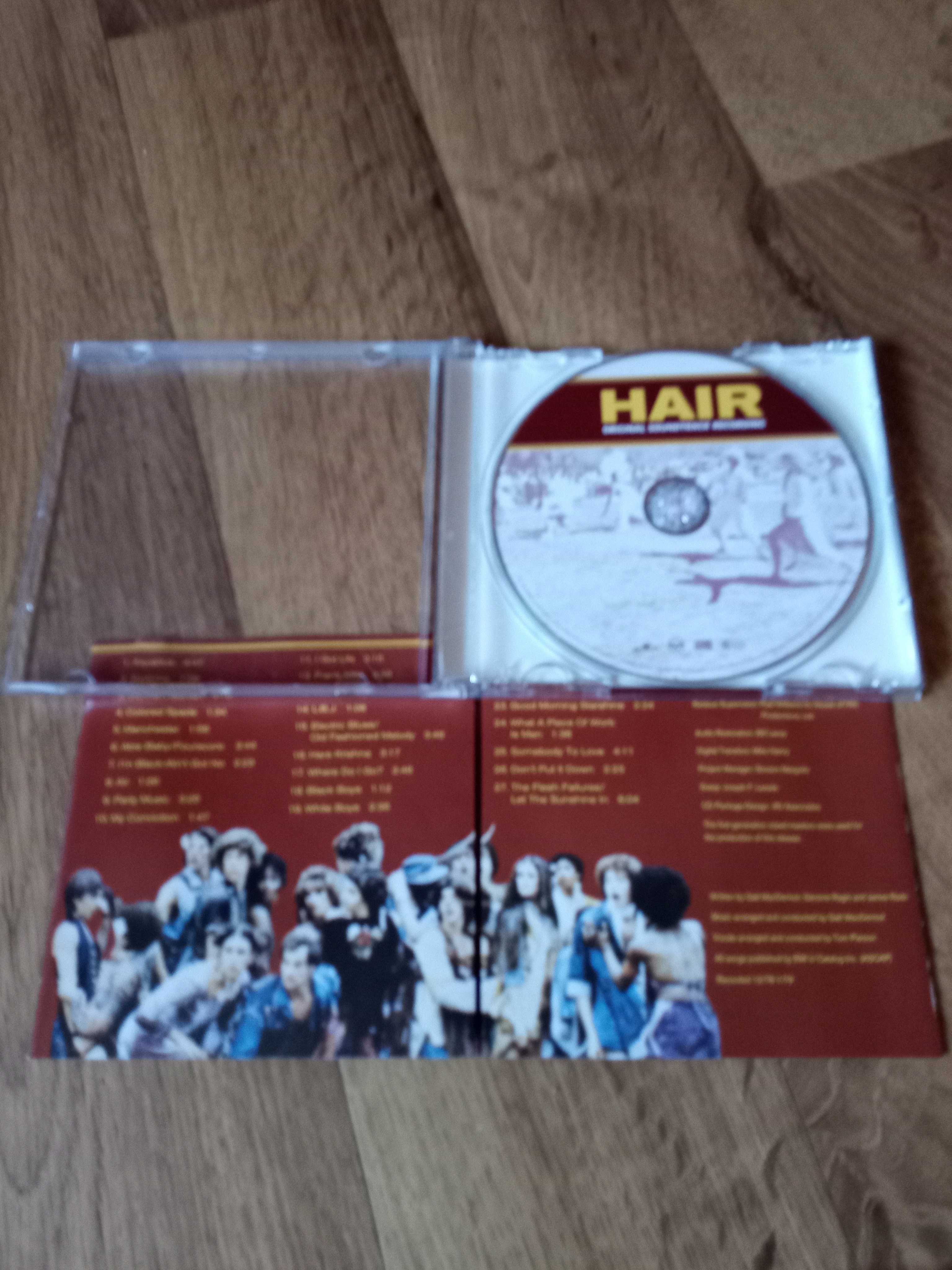 CD HAIR- ścieżka dźwiękowa z musicalu-1999 r.