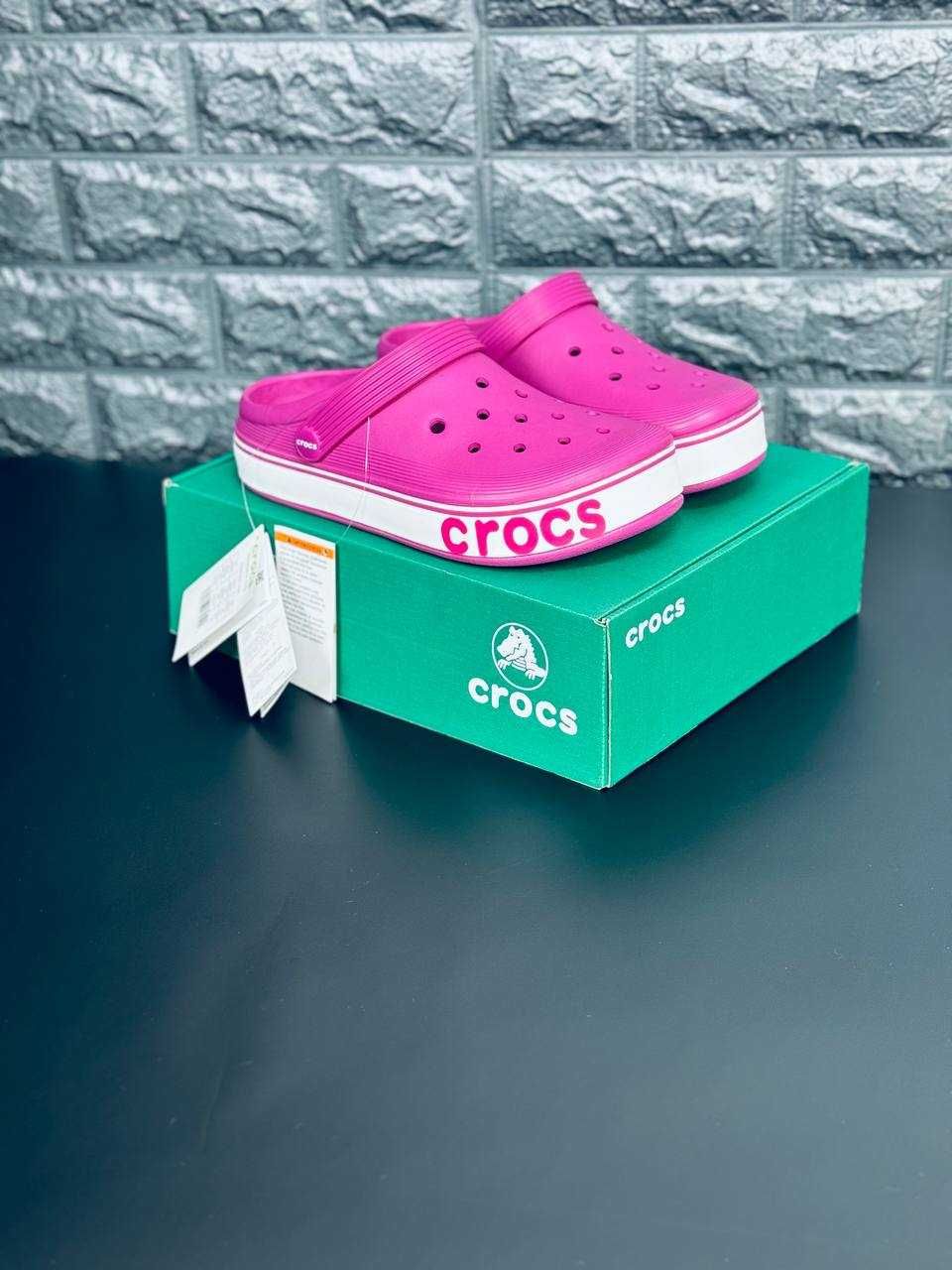 Шлепанцы женские Crocs Пляжные шлепки кроксы сабо тапочки сланцы