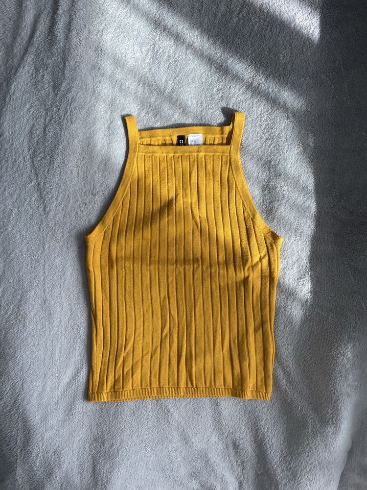 Top z dekoltem halter H&M