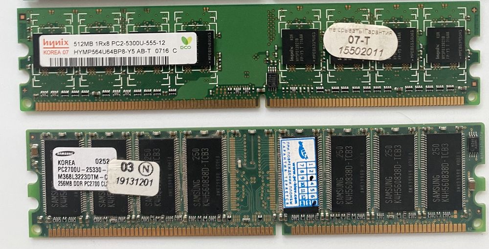 Оперативна пам’ять DDR2 512Mb