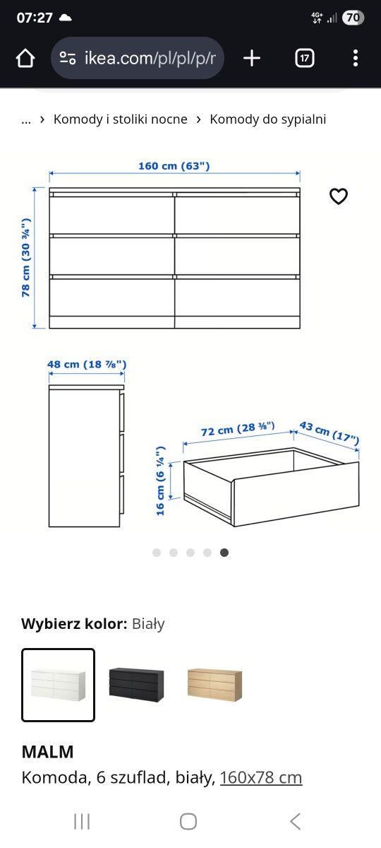 Komoda malm ikea