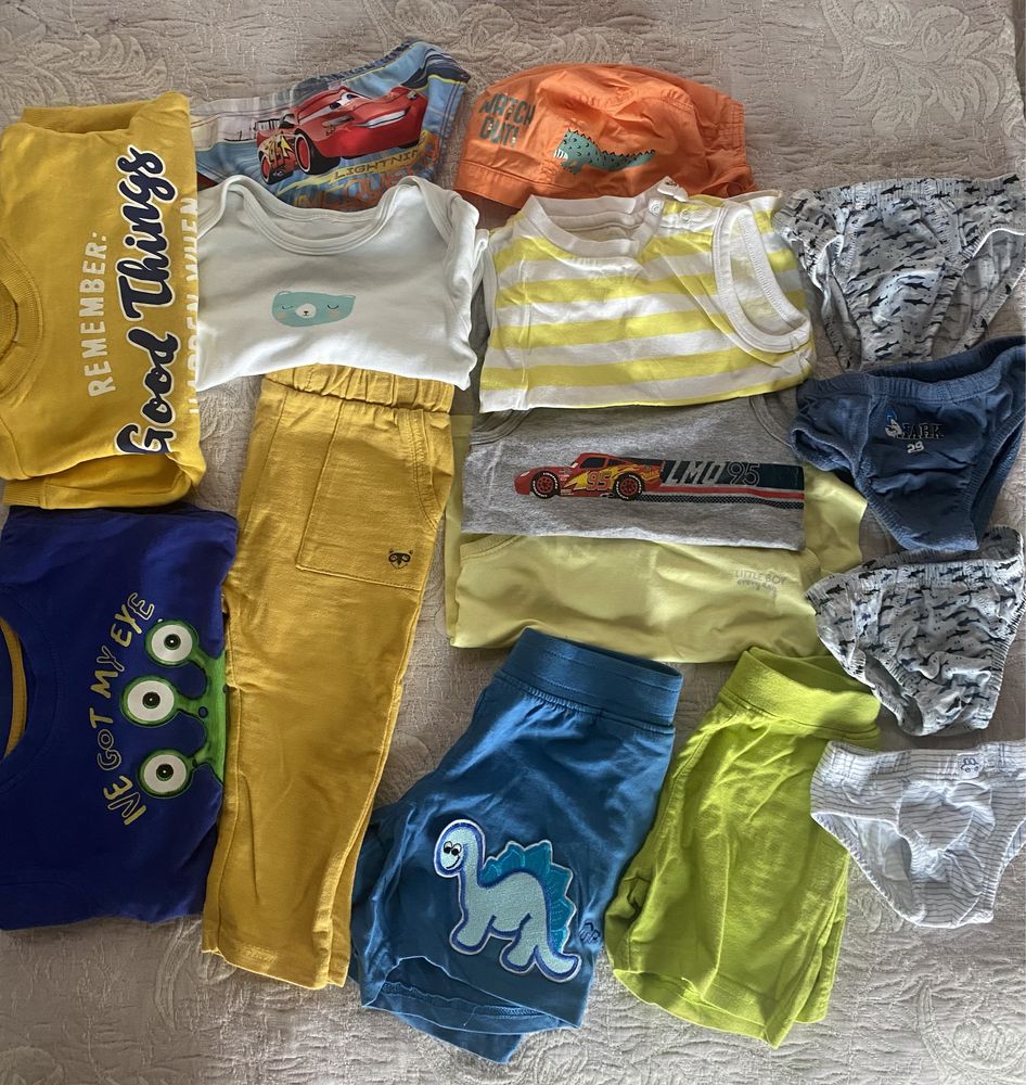 Lote de roupa de verão menino 1,5-2