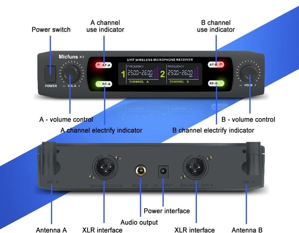 Mikrofony Bezprzewodowe K-7