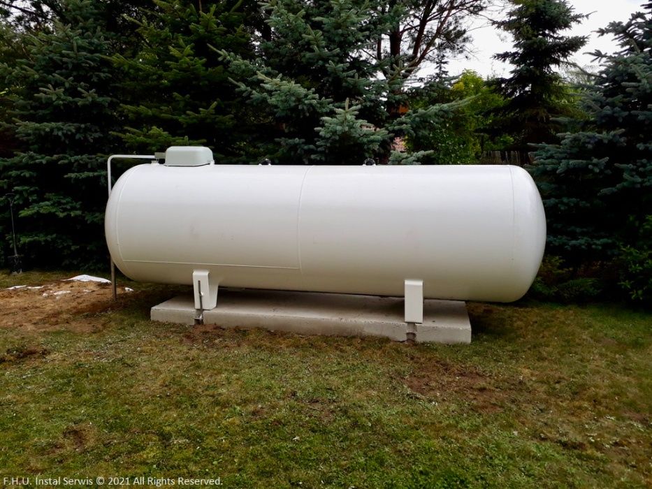 Zbiornik na gaz płynny LPG 2700L / 3600L / 4850L / 4850L naziemny