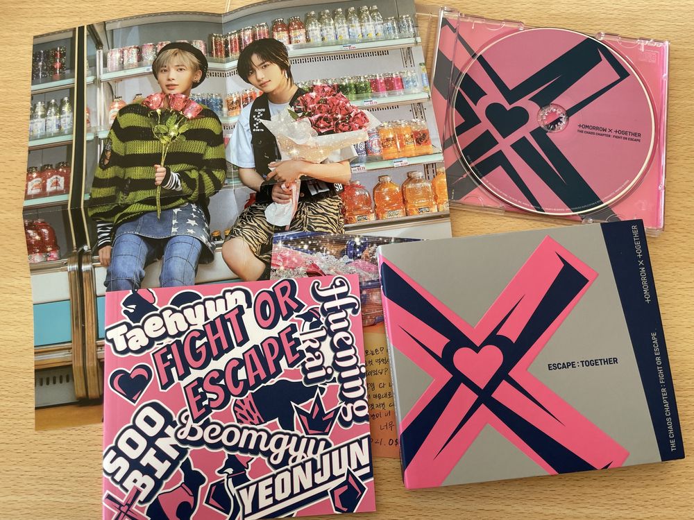 TXT album - lover loser jewel case