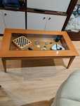 Mesa de centro o sala estar o mesa de centro em madeira..
