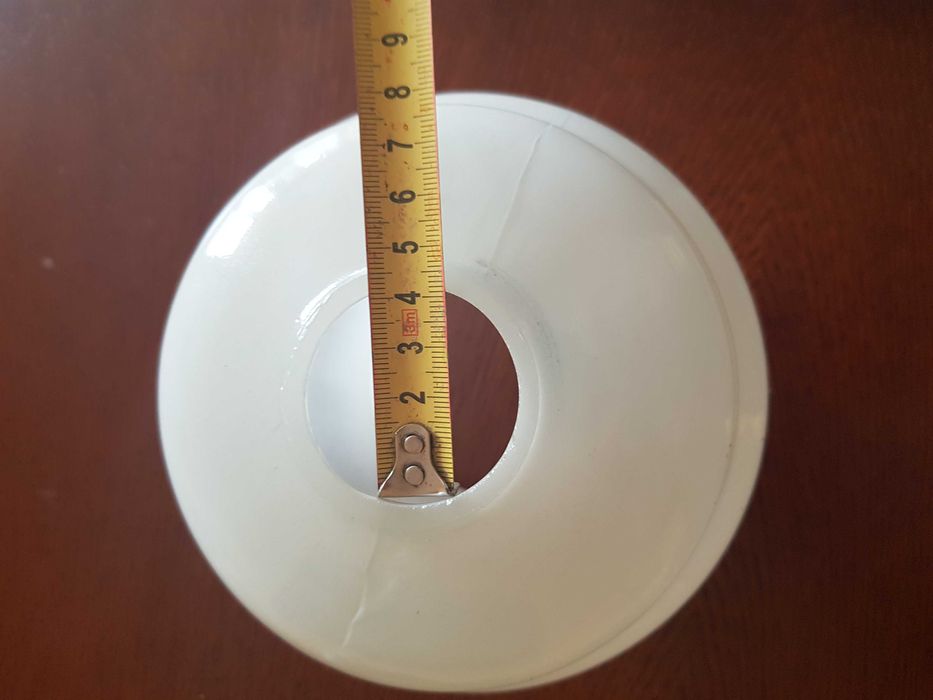 2 szklane klosze PRL