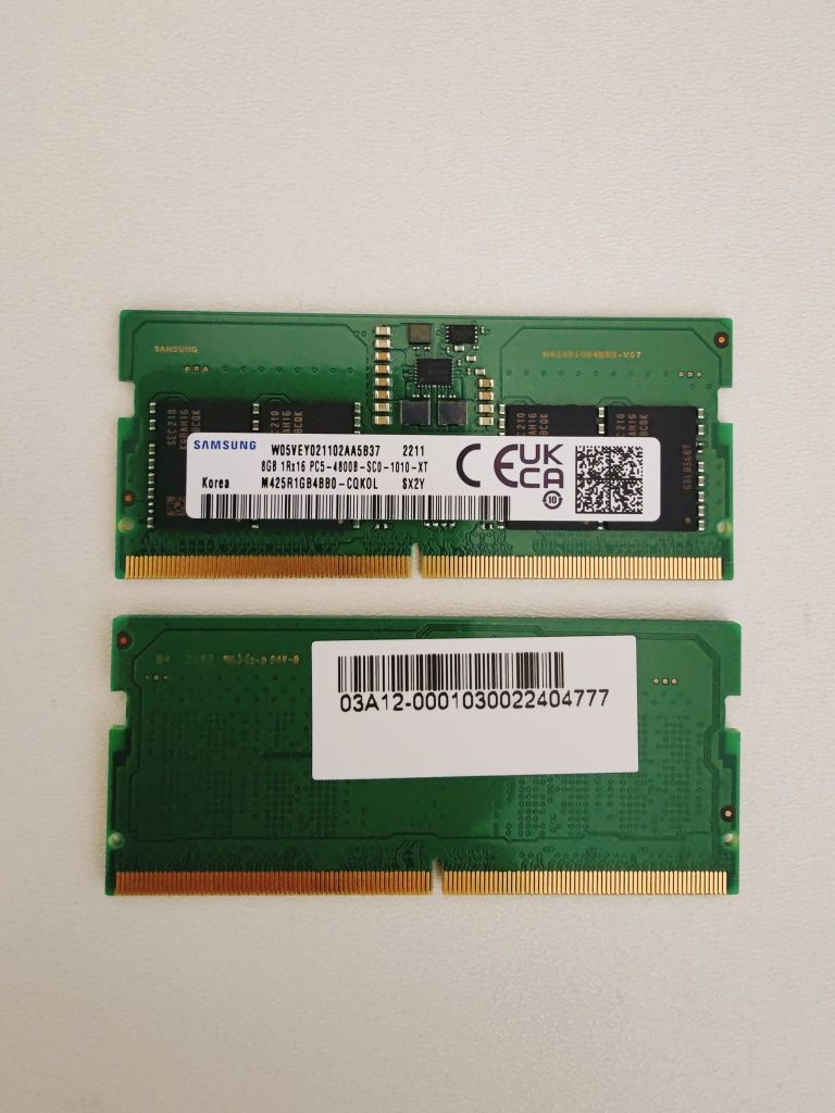 Опер.память Samsung по 8 GB SO-DIMM DDR5 4800 MHz (M425R1GB4BB0-CQKOL)