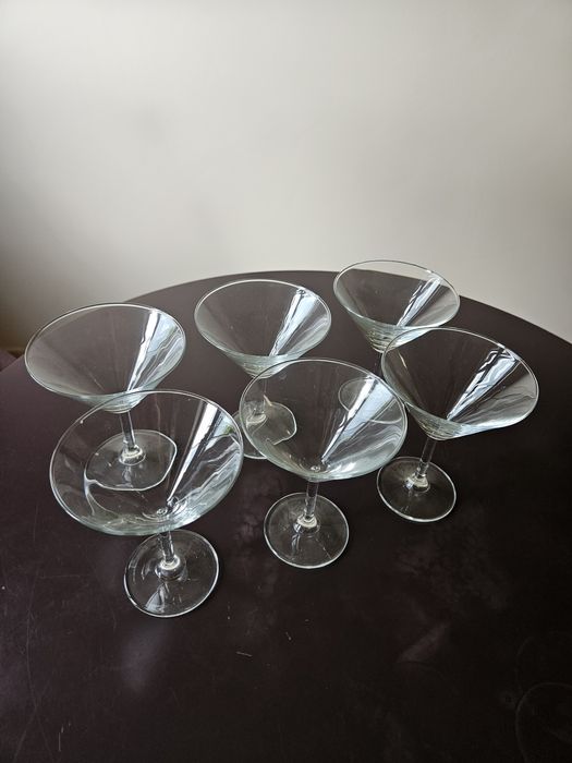 Kieliszki do martini 6 szt. drinki wino