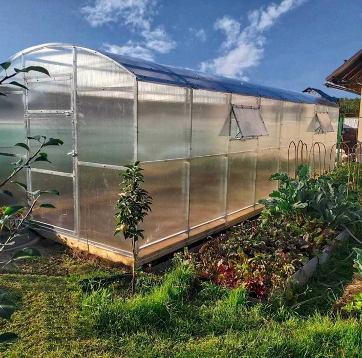 Szklarnia z poliwęglanu ŚCIANY proste 3x4 3x6 3x8 3x10 Dostawa gratis