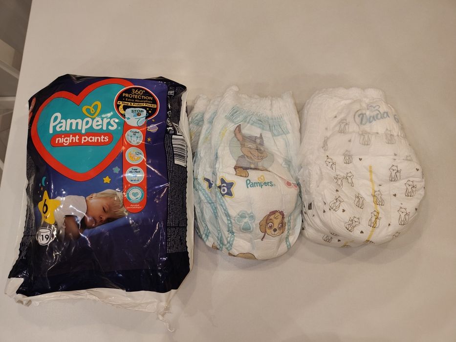 Pampers night plants 8 sztuk rozm 6